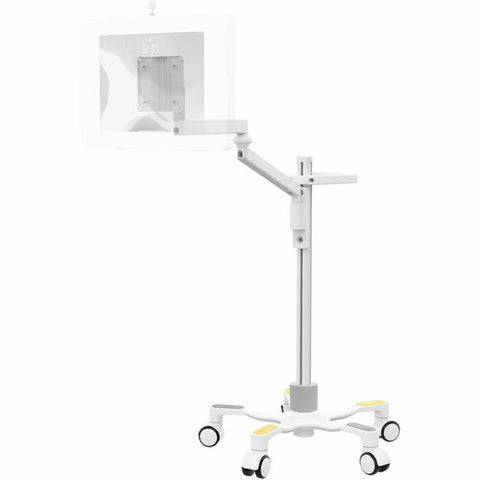 CTA Digital Medical VESA Compatible Articulating Arm Rolling Floor Stand ADD-MAAVFL