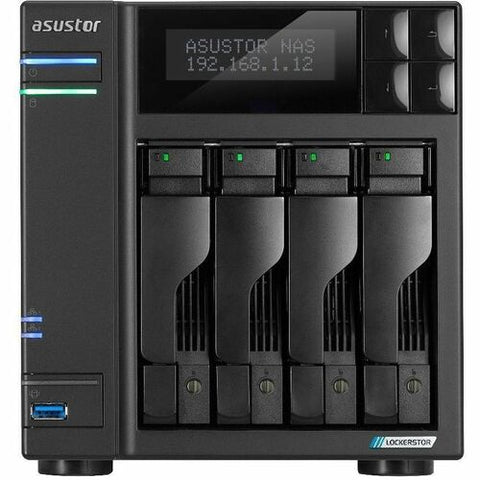 ASUSTOR Lockerstor 4 Gen2 AS6704T SAN/NAS Storage System AS6704T