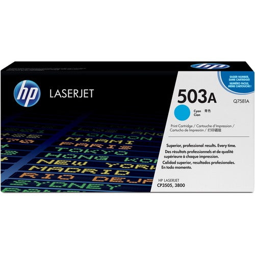 HP 503A (Q7581A) Series Toner Cartridge Q7581A