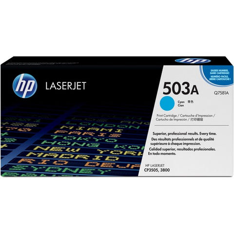 HP 503A (Q7581A) Series Toner Cartridge Q7581A