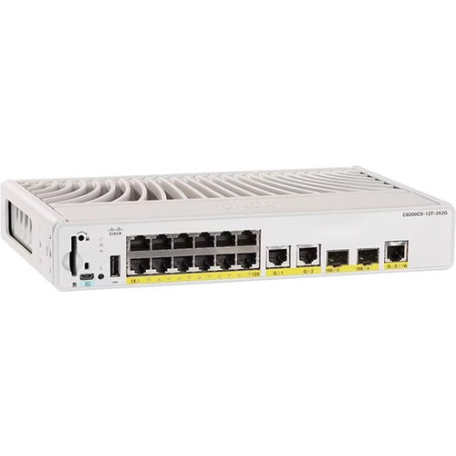 Cisco Catalyst C9200CX-12P-2X2G Ethernet Switch C9200CX-12P-2X2G-E
