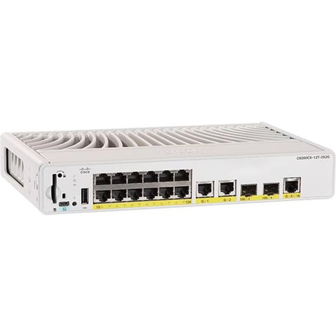 Cisco Catalyst C9200CX-12P-2X2G Ethernet Switch C9200CX-12P-2X2G-E
