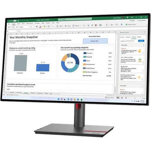 Lenovo ThinkVision P27h-30 Widescreen LCD Monitor 63A1ZAR1US