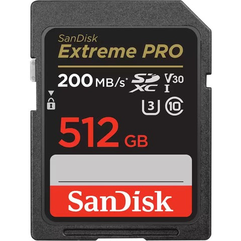 SanDisk Extreme PRO 512GB SDXC Card SDSDXXD-512G-GN4IN