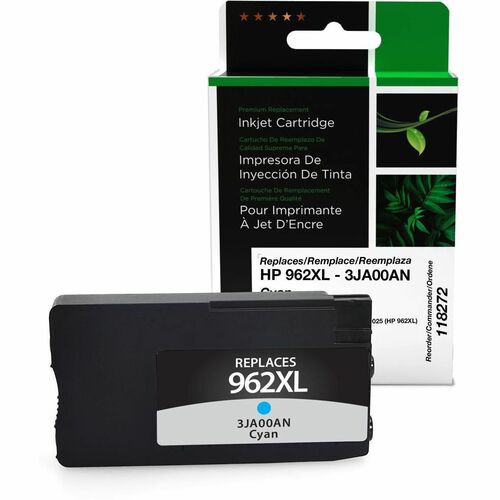 CIG Remanufactured High Yield Cyan Ink Cartridge for HP 962XL (3JA00AN) 118272
