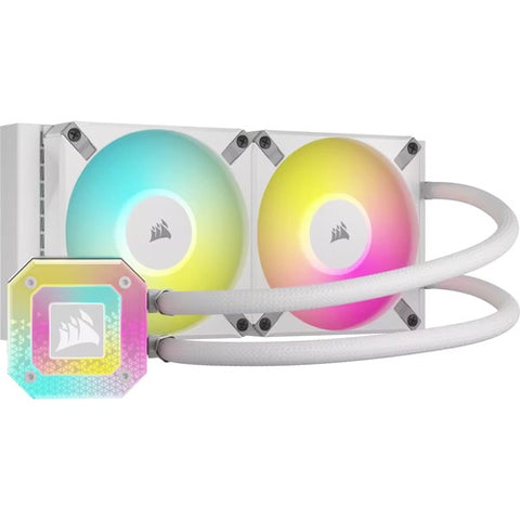 Corsair iCUE H100i ELITE CAPELLIX XT Liquid CPU Cooler, White CW-9060072-WW
