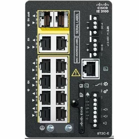 Cisco Catalyst IE3100 w/8 Ports GE Copper and 2 GE Combo uplinks, NE IE-3100-8T2C-E