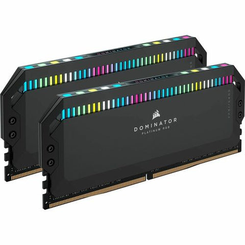 Corsair Dominator Platinum RGB 64GB (2x32GB) DDR5 DRAM 6400MT/s C32 Memory Kit - Black CMT64GX5M2B6400C32