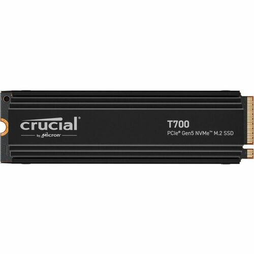 Crucial T700 1TB PCIe Gen5 NVMe M.2 SSD with heatsink CT1000T700SSD5