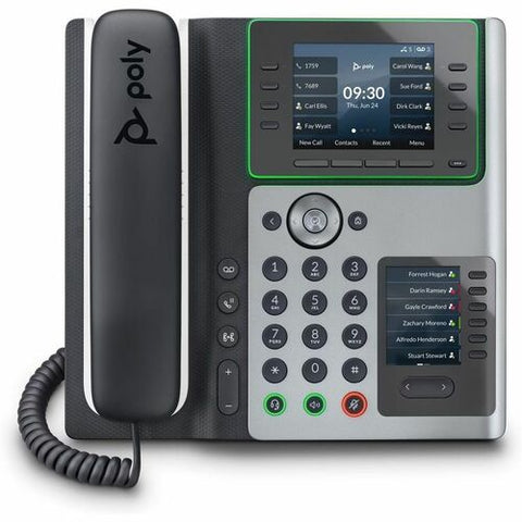 Poly Edge E450 IP Phone and PoE-enabled 82M90AA