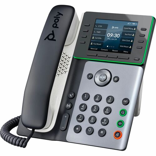 Poly Edge E320 IP Phone and PoE-Enabled with Power Supply 89B52AA#ABA