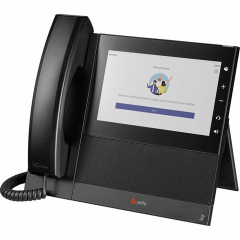 Poly CCX 600 Business Media Phone for Microsoft Teams and PoE-enabled GSA/TAA 849A8AA#ABA