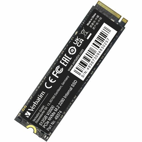 Verbatim 512GB Vi3000 PCIe NVMe M.2 2280 Internal SSD 49374