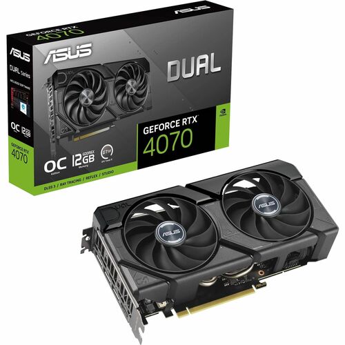 Asus Dual GeForce RTX 4070 EVO OC Edition 12GB GDDR6X Graphic Card DUAL-RTX4070-O12G-EVO