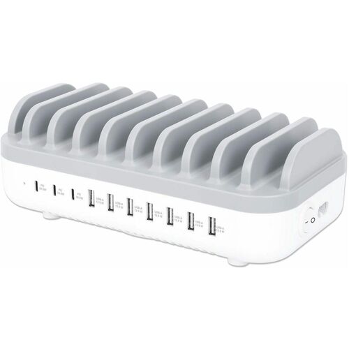 Manhattan 10-Port USB Charging Station - 120 W 180856