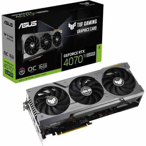 TUF Gaming GeForce RTX 4070 Ti SUPER 16GB GDDR6X OC Edition Graphic Card TUF-RTX4070TIS-O16G-GAMING