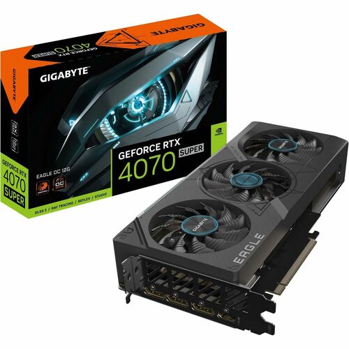 Gigabyte GeForce RTX 4070 SUPER EAGLE OC 12G Graphic Card GV-N407SEAGLE OC-12GD