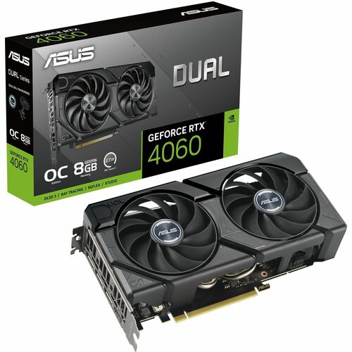Asus Dual GeForce RTX 4060 EVO OC Edition 8GB GDDR6 Graphic Card DUAL-RTX4060-O8G-EVO