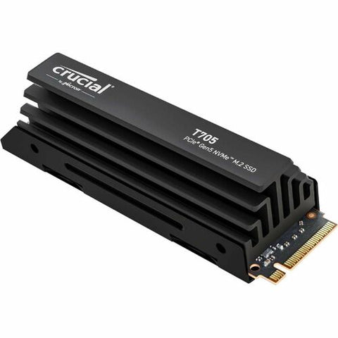 Crucial T705 2TB PCIe Gen5 NVMe M.2 SSD with heatsink CT2000T705SSD5