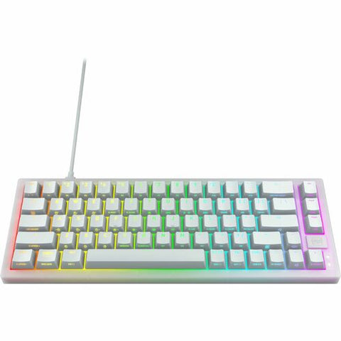 CHERRY XTRFY K5V2 Compact Gaming Keyboard CX-K5V2-RGB-CPT-TPWHITE-R-US