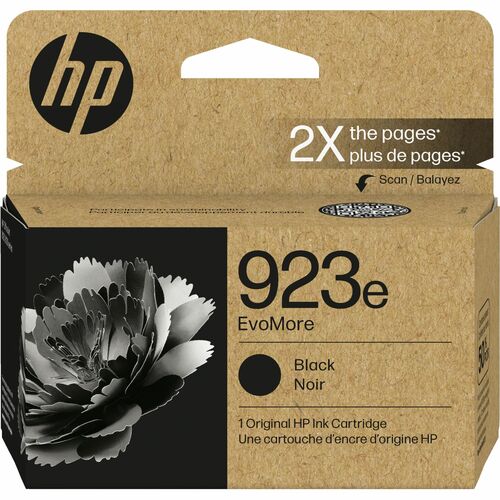 HP 923e EvoMore Black Original Ink Cartridge 4K0T7LN#180