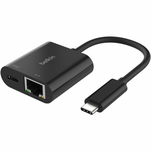 Belkin Connect USB-C to Ethernet + Charge Adapter 100W INC019BTBK