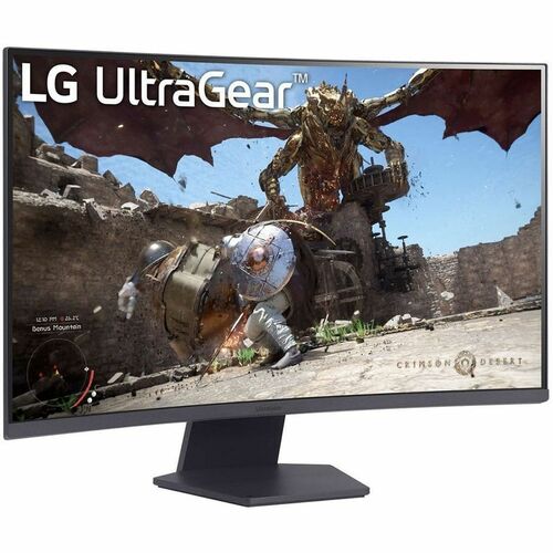 LG 32'' UltraGear QHD 1440P 180Hz 1ms AMD FreeSync HDR10 1000R Curved Gaming Monitor 32GS60QX-B