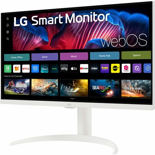 LG 27" MyView Smart Monitor 4K UHD IPS with webOS and USB Type-C 27SR75U-W