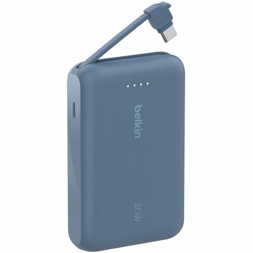 Belkin BoostCharge Power Bank 10K With Integrated Cable BPB021FQBL
