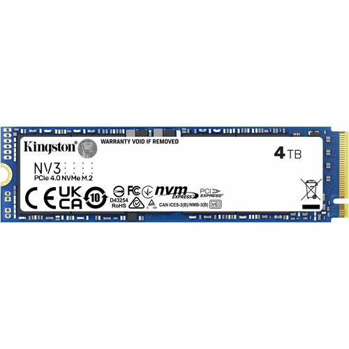 Kingston NV3 PCIe 4.0 NVMe SSD SNV3S/4000G