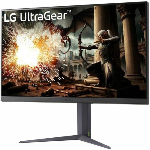 LG 32" UltraGear QHD IPS 180Hz gaming monitor | 1ms (GtG), DisplayHDR 400 32GS75QN-B