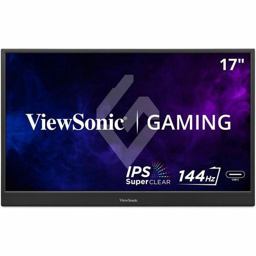 ViewSonic 17'' Portable 1080p 144Hz IPS Gaming Monitor with FreeSync and 60W USB-C VX1754