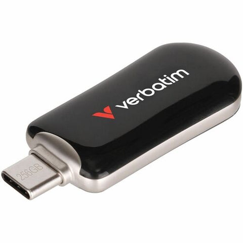 Verbatim 256GB Plectra USB-C Flash Drive - Black 30226