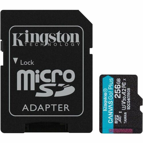 Kingston Canvas Go! Plus 256GB microSDXC Card SDCG4/256GB