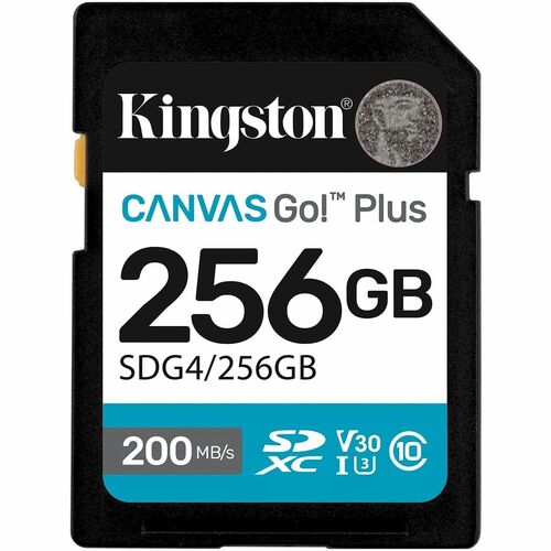 Kingston Canvas Go! Plus 256GB SDXC Card SDG4/256GB