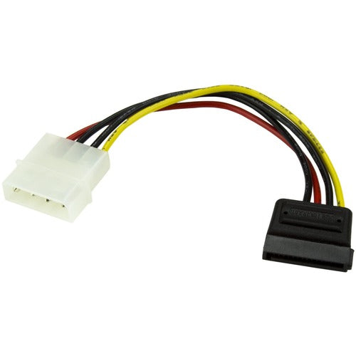 StarTech.com 6in 4 Pin Molex to SATA Power Cable Adapter SATAPOWADAP