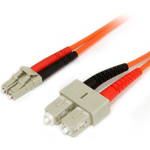 StarTech.com 3m Multimode 62.5/125 Duplex Fiber Patch Cable LC - SC FIBLCSC3