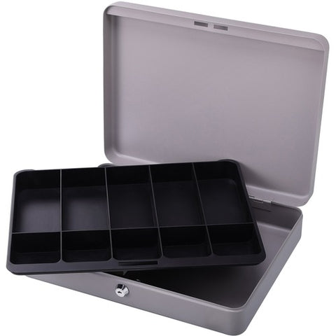Sparco All-Steel Locking Cash Box with Tray 15500