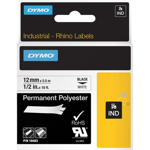 Dymo Rhino Permanent Poly Labels 18483