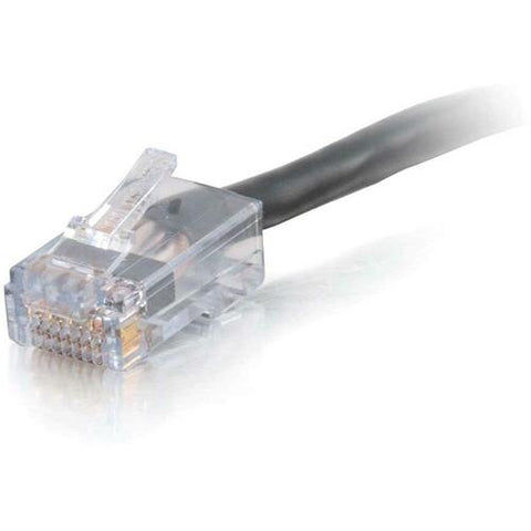 C2G 75 ft Cat6 Non Booted Plenum UTP Unshielded Network Patch Cable - Black 15302