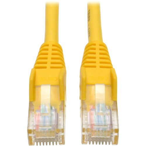 Tripp Lite by Eaton 1-ft. Cat5e 350MHz Snagless Molded Cable (RJ45 M/M) - Yellow N001-001-YW
