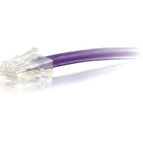 C2G 15 ft Cat5e Non Booted UTP Unshielded Network Patch Cable - Purple 00598