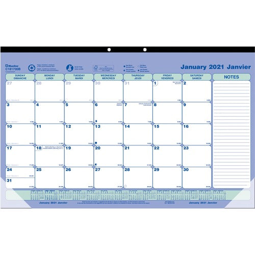 Brownline Calendar Desk Pads C181700B