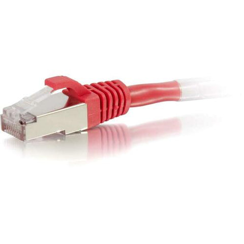 C2G 2ft Cat6 Snagless Shielded (STP) Network Patch Cable - Red 00843