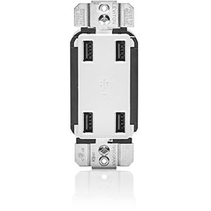 Leviton USB Charger Devices USB4P-W