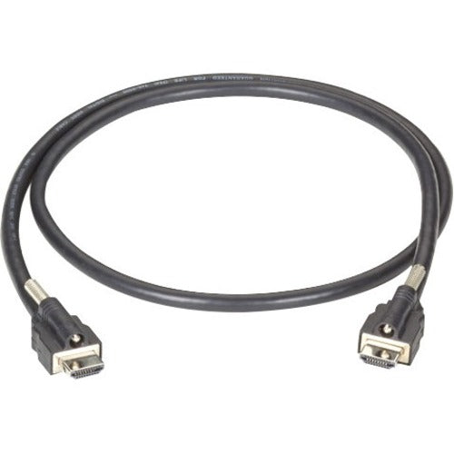 Black Box Locking HDMI to Locking HDMI Cable, 5-m (16.4-ft.) VCL-HDMIL-005M
