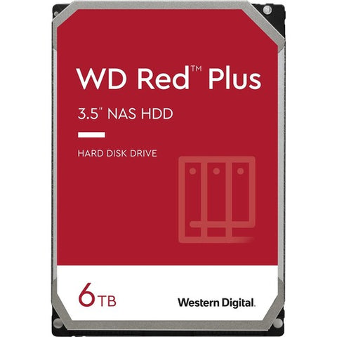 WD Red Plus 6TB NAS Hard Drive WD60EFRX