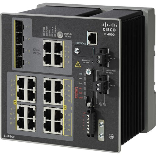Cisco IE-4000-8GT8GP4G-E Industrial Ethernet Switch IE-4000-8GT8GP4G-E