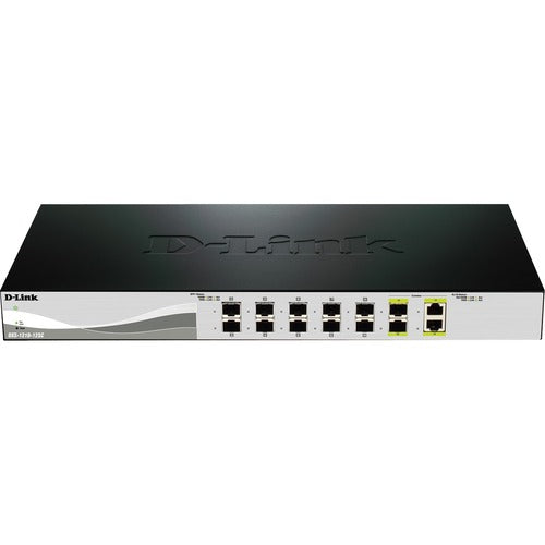 D-Link 10G Smart Switch with 10-port 10G SFP+ and 2-port 10GBASE-T/SFP+ Combo Port DXS-1210-12SC