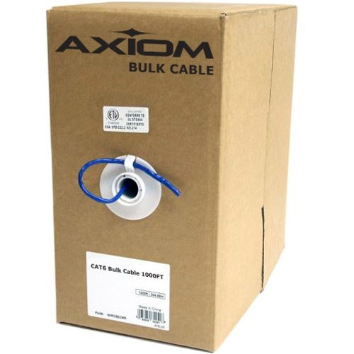 Axiom CAT5e Bulk Cable Spool 1000FT (Blue) C5EBCS-B1000-AX